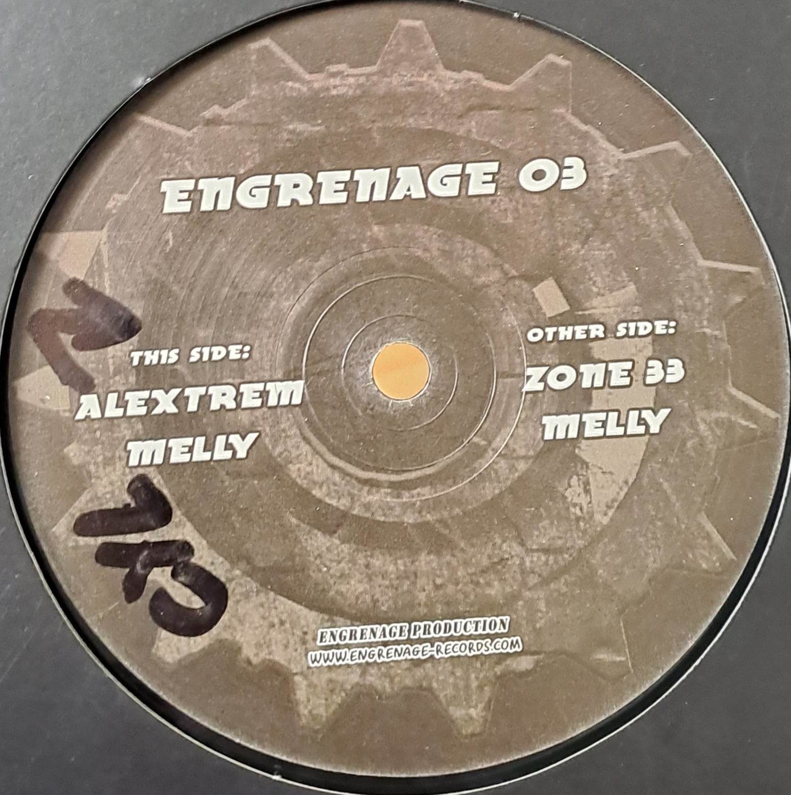 Engrenage 03 - vinyle freetekno
